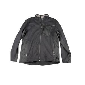 Spyder Men's Black Full Zip Fleece Jacket XL Athletic Performance Fit *